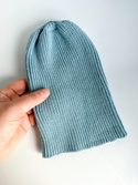 Czapka z wełny merino VARELLA 100% Baby Merino 43 Jasny Morski
