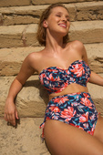 Figi kąpielowe Panache Swim LILIFLORA SW2049 Midi Adjustable Bikini Bottoms Liliflora Print