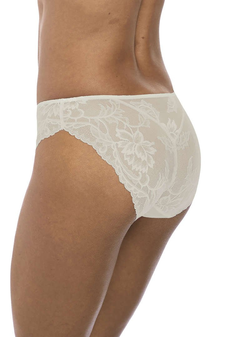 KOMPLET - Biustonosz Fantasie BRONTE Ivory (32FF) + figi