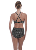 KOMPLET - Strój kąpielowy dwuczęściowy Fantasie Swim SANTA MONICA Black & White - wybierz fasony i rozmiary (30F, 36DD)
