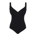 Strój kąpielowy jednoczęściowy Panache Swim AURORA SW2020A LARA Plunge Swimsuit Aurora Black/White