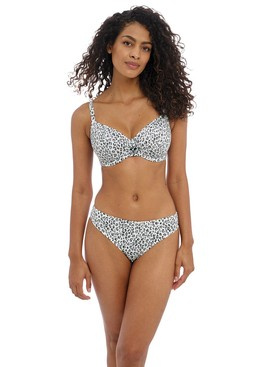 KOMPLET - Strój kąpielowy dwuczęściowy Freya Swim CALA SELVA AS203102LED 28FF + figi XS